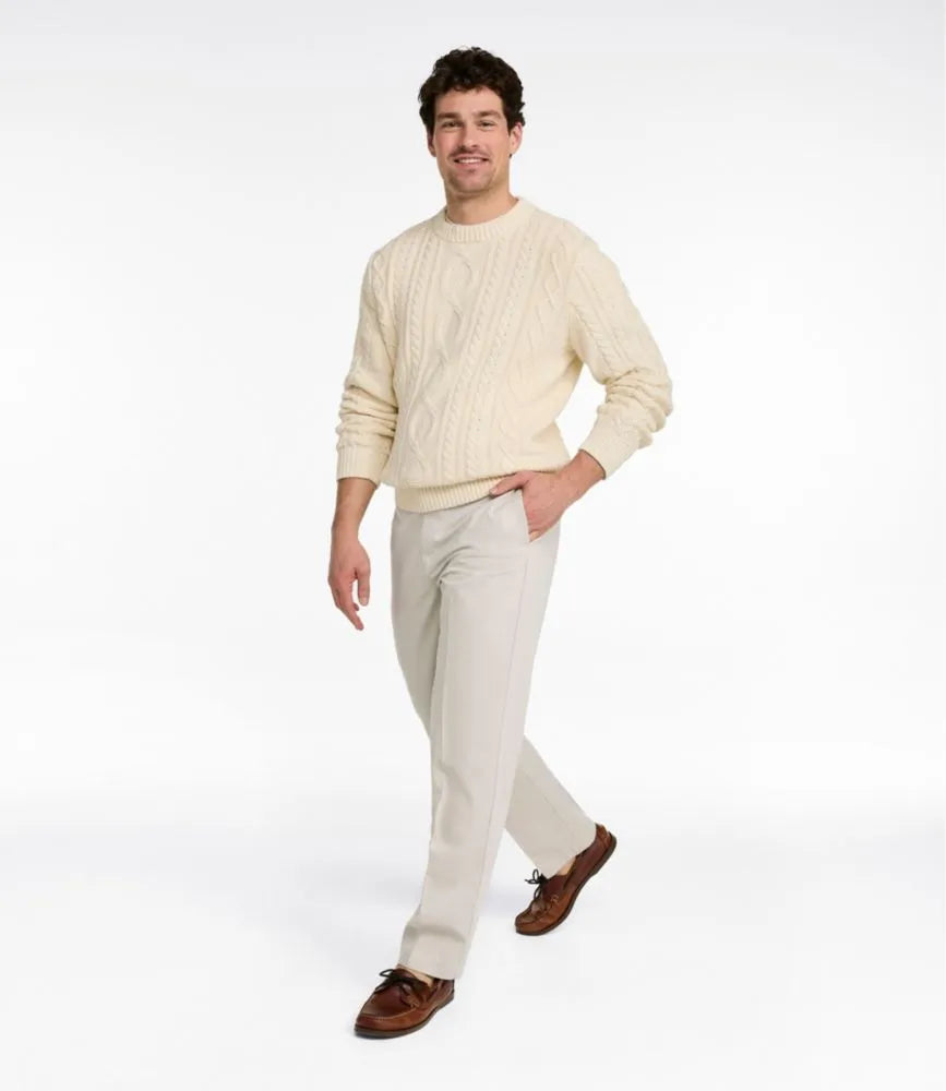 Men's Wrinkle-Free Double L® Chinos, Natural Fit, Plain Front