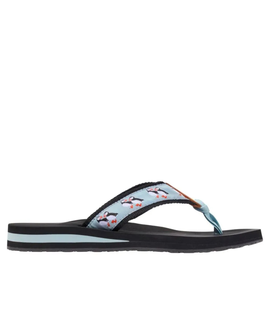 Women's Original Maine Isle Flip-Flops, Motif