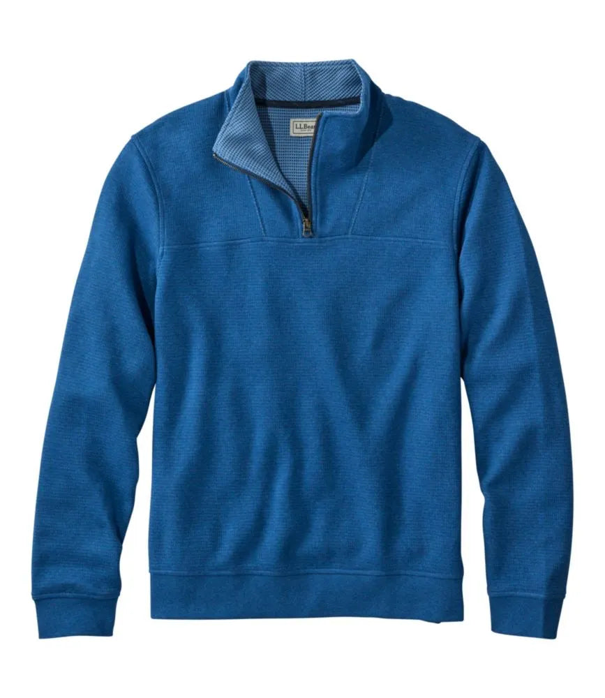 Men's All Seasons Textured Sweats, Quarter-Zip