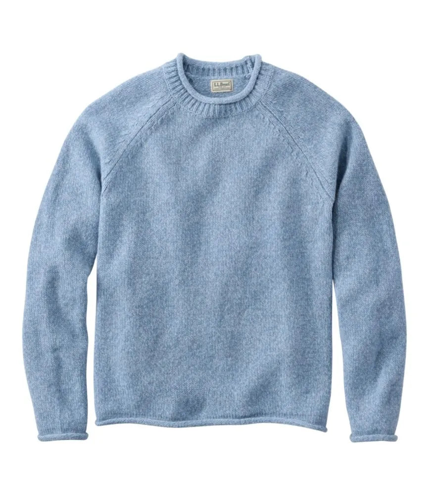 Men's Bean's Classic Ragg Wool Sweater, Rollneck