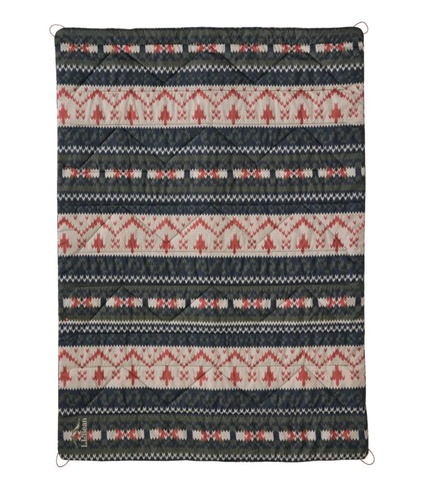 L.L.Bean Fleece Puffer Blanket