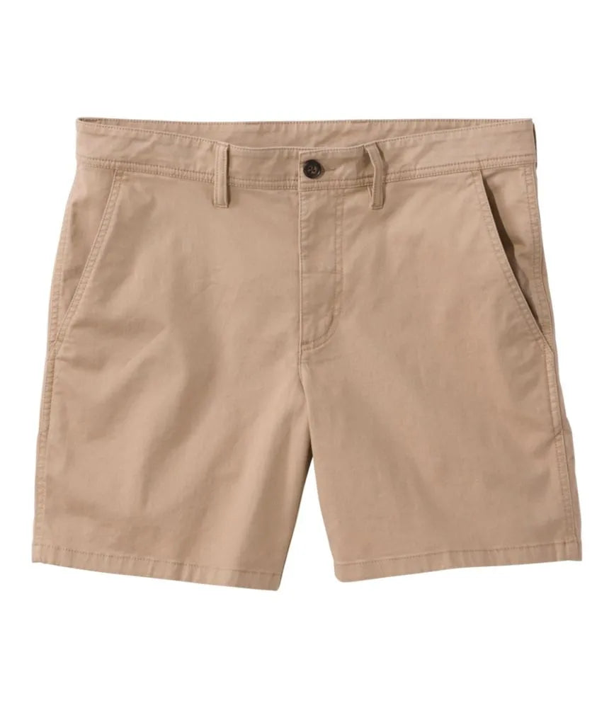 Men's Sunwashed Khaki Shorts, 7"