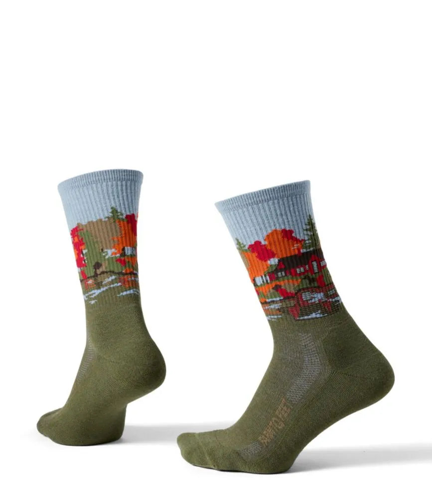 Adults' Farm to Feet Cabin Collection Autumn Cabin Crew Socks