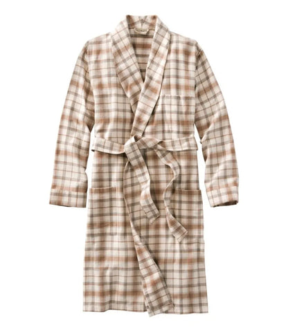 Men's Scotch Plaid Flannel Robe