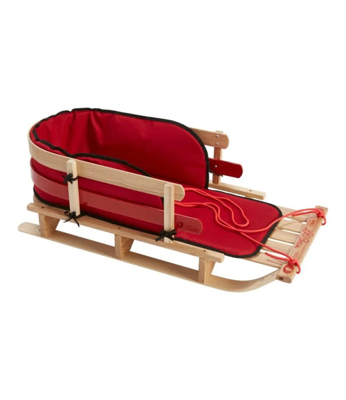 Kids' Pull Sled and Cushion Set