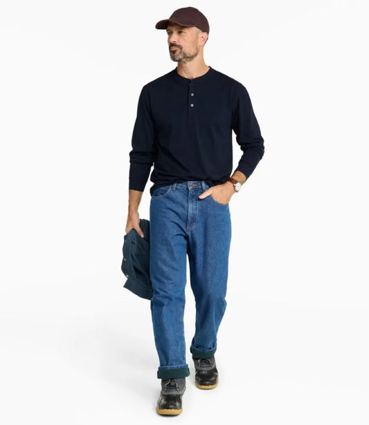Men's Double L® Jeans, Relaxed Fit, Fleece-Lined