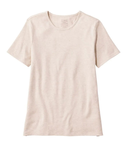 Women's Pima Cotton Tee, Short-Sleeve Crewneck