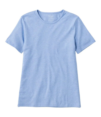 Women's Pima Cotton Tee, Short-Sleeve Crewneck