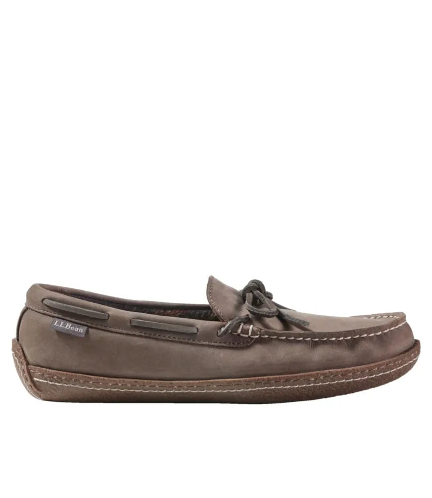 Men's Handsewn Slippers, Flannel-Lined