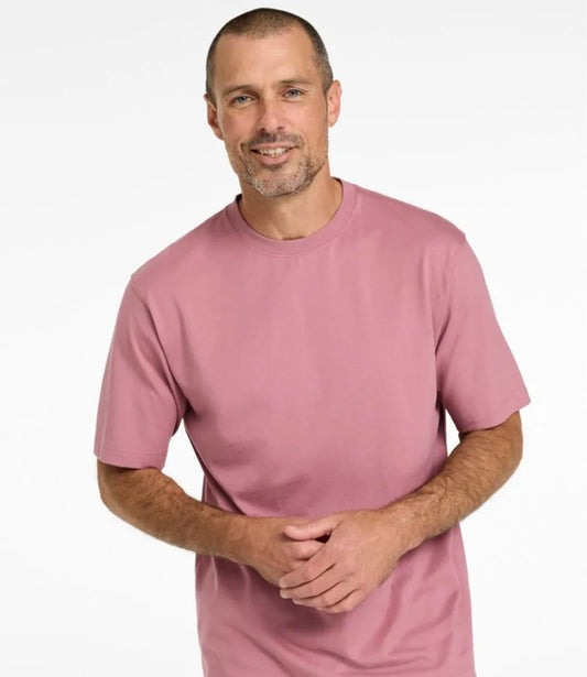 Men's Carefree Unshrinkable Tee, Traditional Fit Short-Sleeve