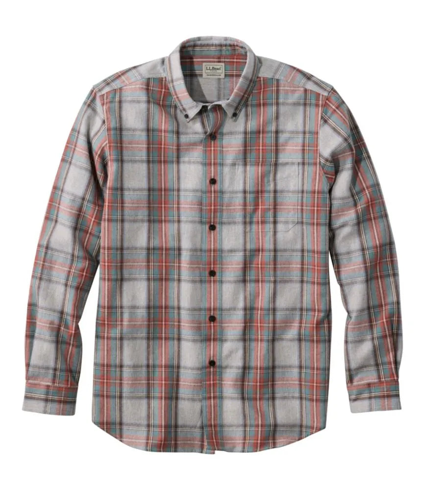 Men's Scotch Plaid Flannel Shirt, Traditional Fit