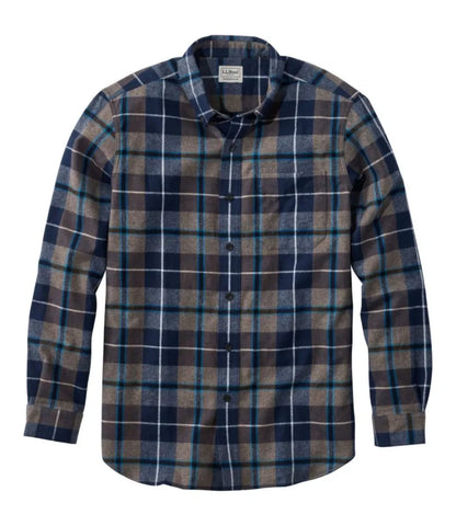 Men's Scotch Plaid Flannel Shirt, Traditional Fit