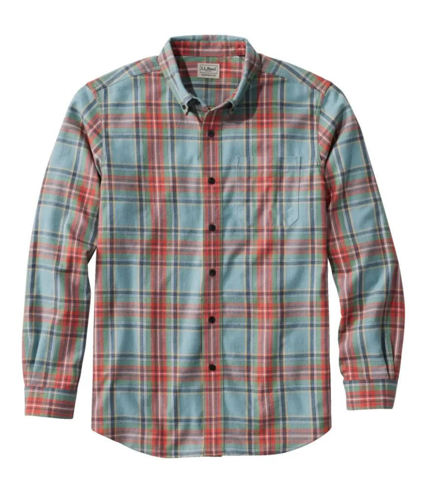 Men's Scotch Plaid Flannel Shirt, Traditional Fit