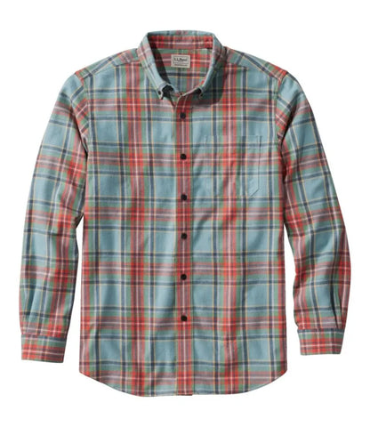 Men's Scotch Plaid Flannel Shirt, Traditional Fit