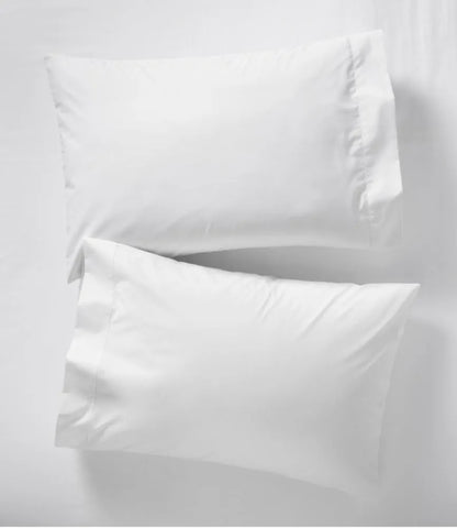 280-Thread-Count Pima Cotton Percale Pillowcases, Set of Two