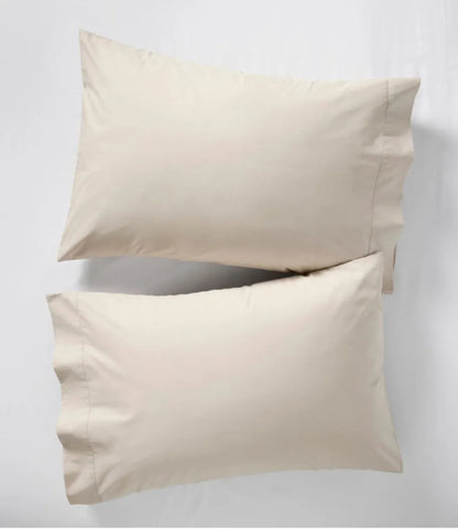 280-Thread-Count Pima Cotton Percale Pillowcases, Set of Two