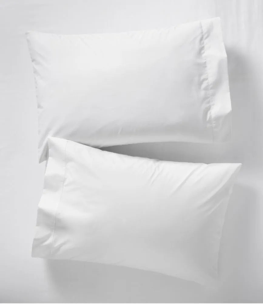 280-Thread-Count Pima Cotton Percale Pillowcases, Set of Two