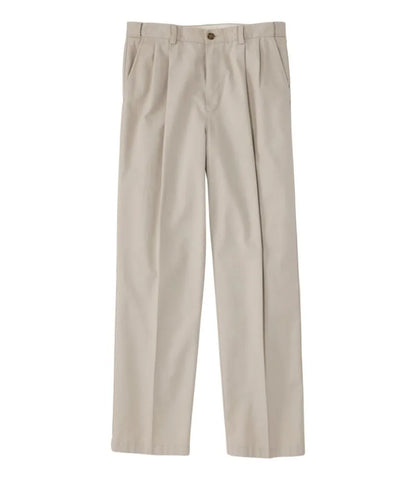 Men's Wrinkle-Free Double L® Chinos, Natural Fit, Hidden Comfort, Pleated