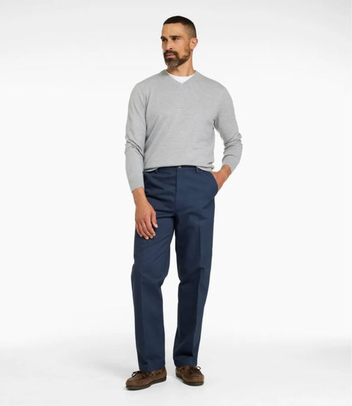 Men's Wrinkle-Free Double L® Chinos, Natural Fit, Hidden Comfort, Plain Front