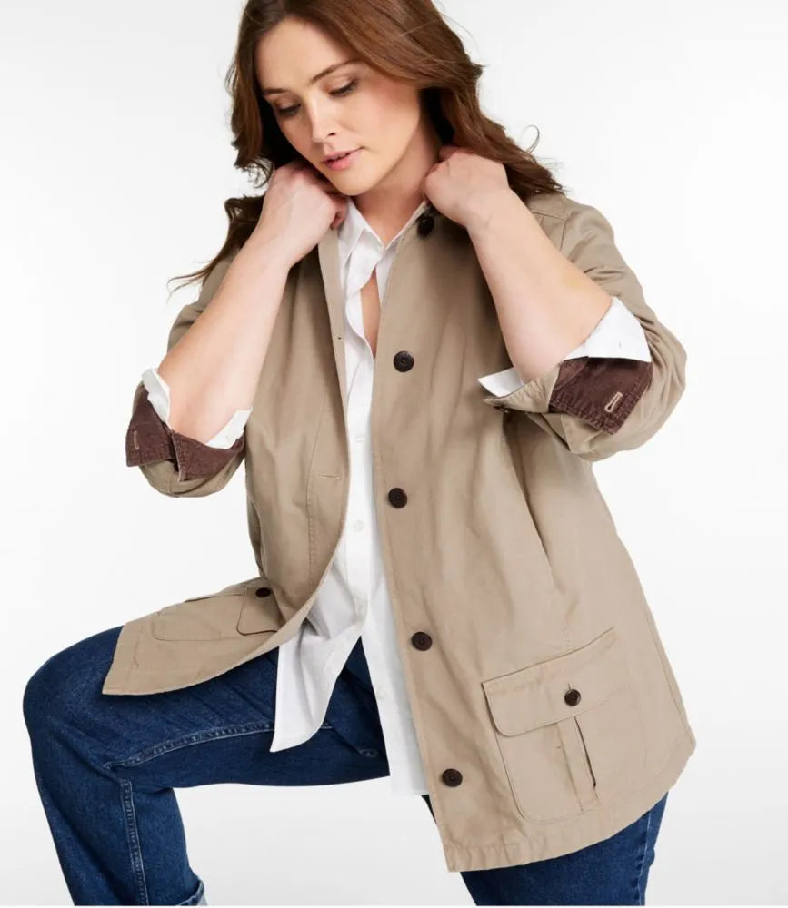 Women's Adirondack Barn Coat, Flannel-Lined
