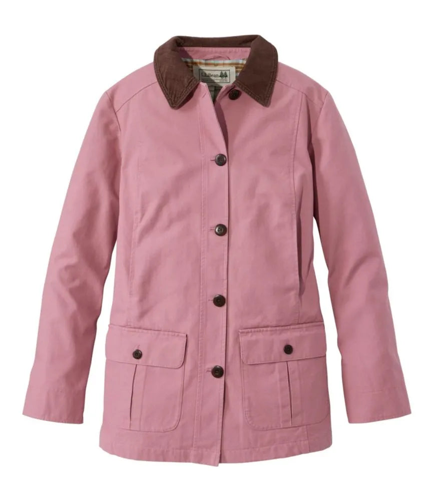Women's Adirondack Barn Coat, Flannel-Lined