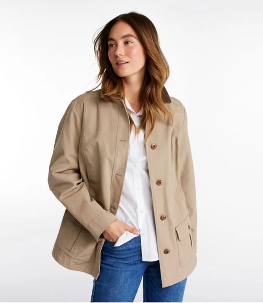 Women's Adirondack Barn Coat, Flannel-Lined