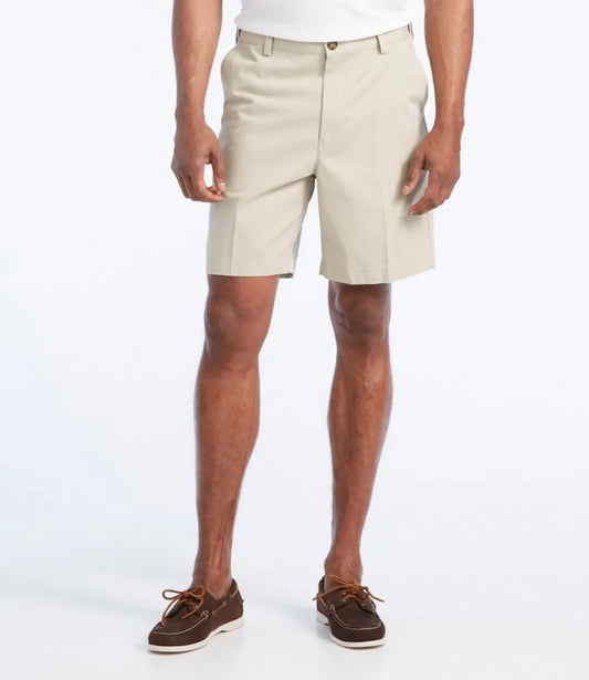 Men's Wrinkle-Free Double L® Chino Shorts, Natural Fit, Hidden Comfort Waist, 8"