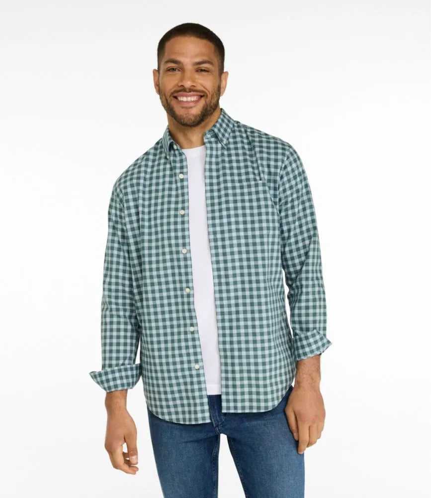 Men's Wrinkle-Free Kennebunk Sport Shirt, Slightly Fitted Check