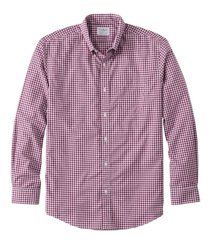 Men's Wrinkle-Free Kennebunk Sport Shirt, Slightly Fitted Check