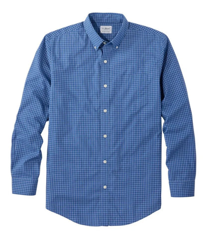 Men's Wrinkle-Free Kennebunk Sport Shirt, Slightly Fitted Check