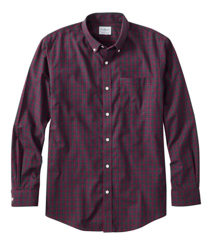 Men's Wrinkle-Free Kennebunk Sport Shirt, Slightly Fitted Check