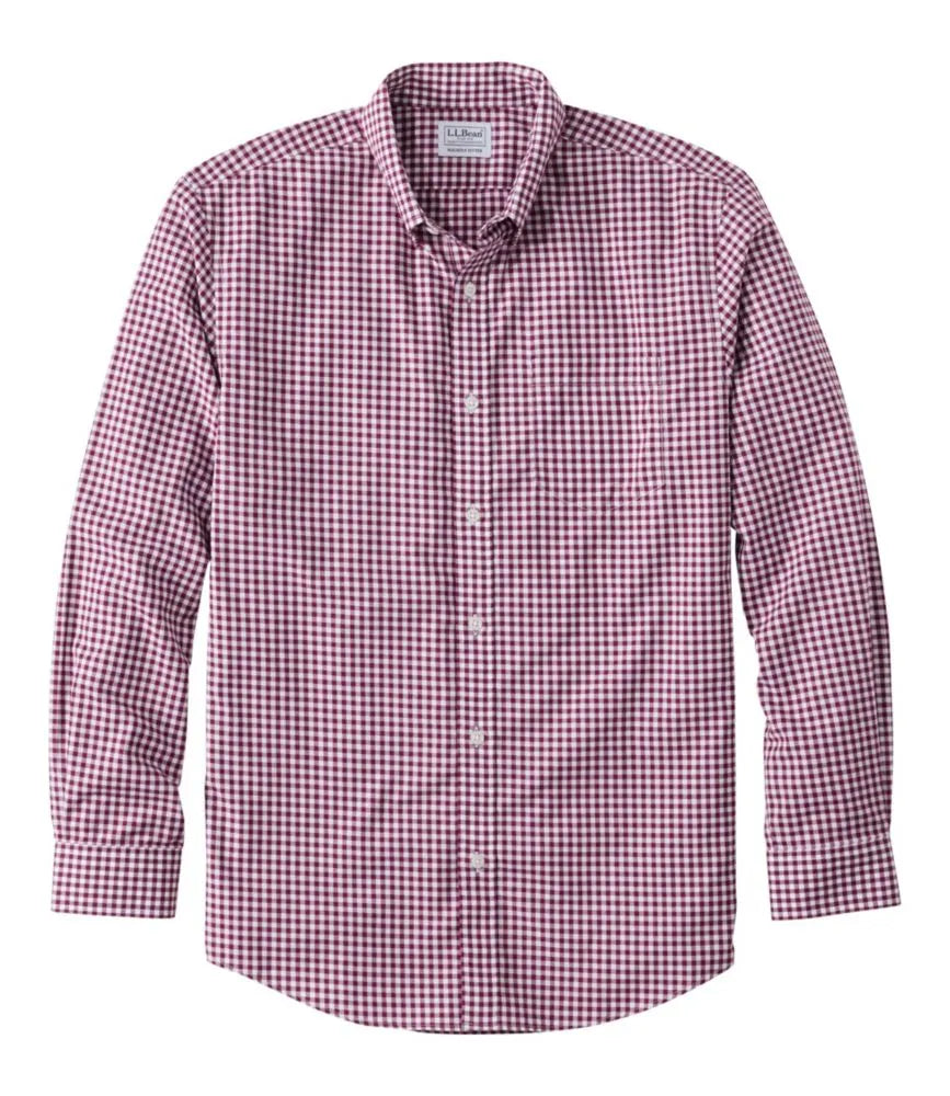 Men's Wrinkle-Free Kennebunk Sport Shirt, Slightly Fitted Check