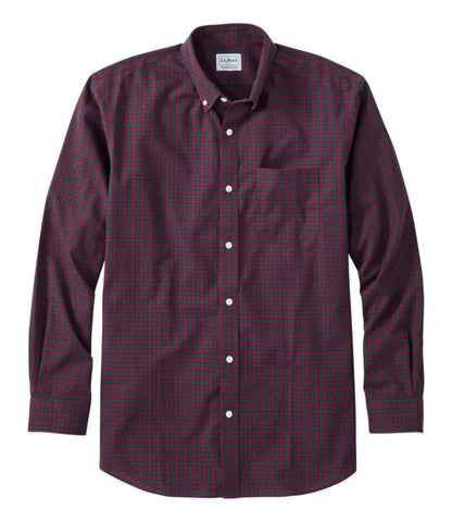 Men's Wrinkle-Free Kennebunk Sport Shirt, Traditional Fit Check