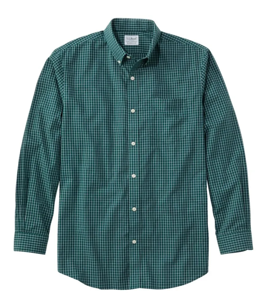 Men's Wrinkle-Free Kennebunk Sport Shirt, Traditional Fit Check