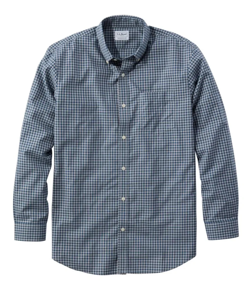 Men's Wrinkle-Free Kennebunk Sport Shirt, Traditional Fit Check
