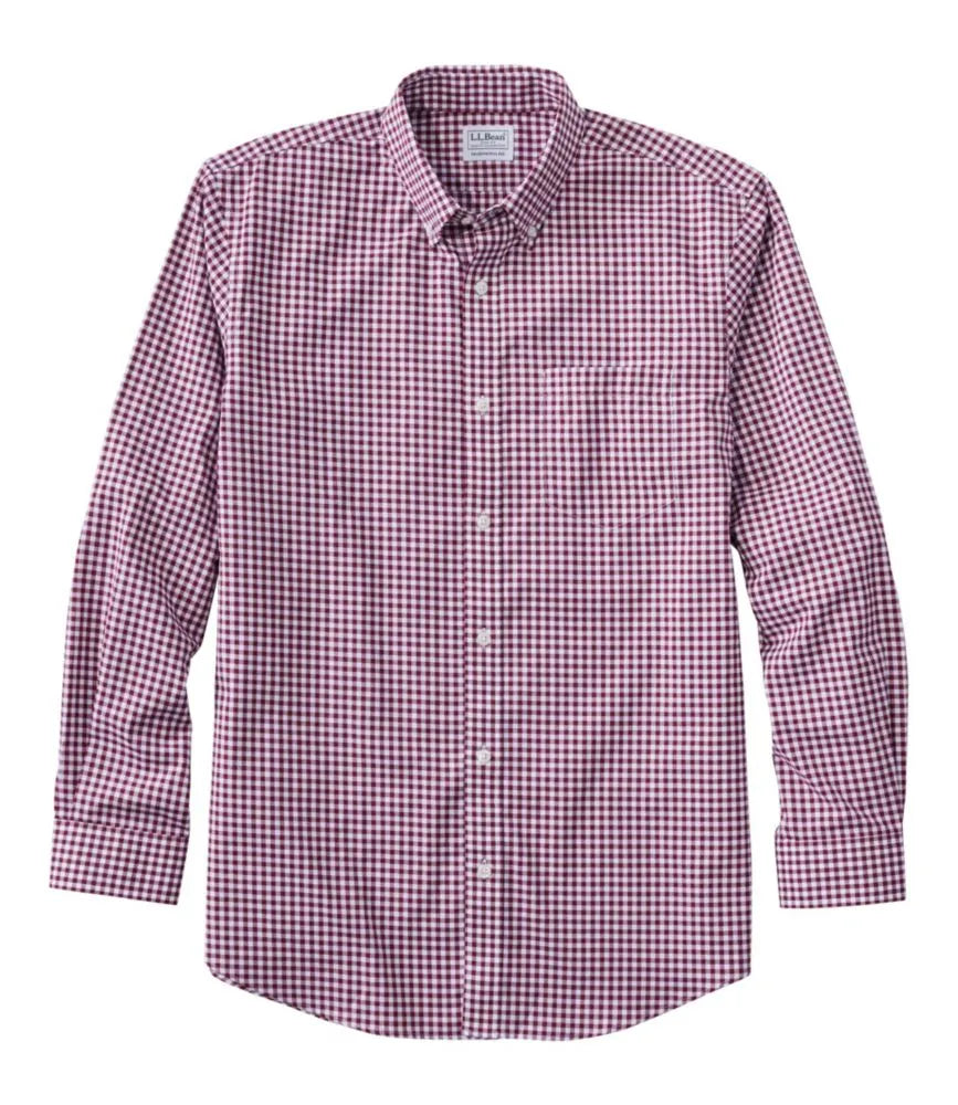 Men's Wrinkle-Free Kennebunk Sport Shirt, Traditional Fit Check