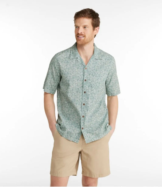 Men's Tropics Shirt, Short-Sleeve Print