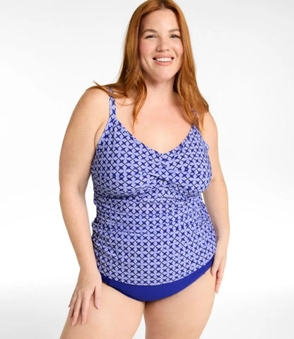 Women's Shaping Swimwear, Tankini Top Print
