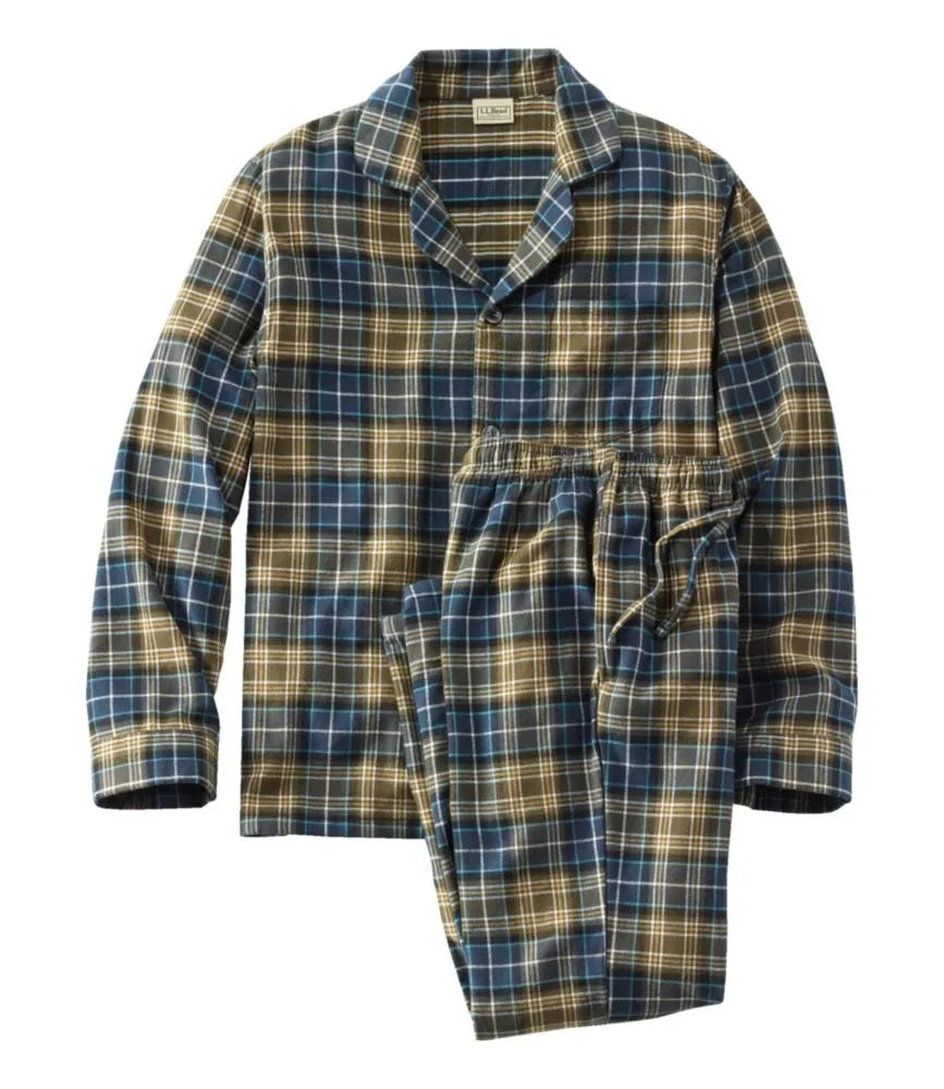 Men's Scotch Plaid Flannel Pajamas