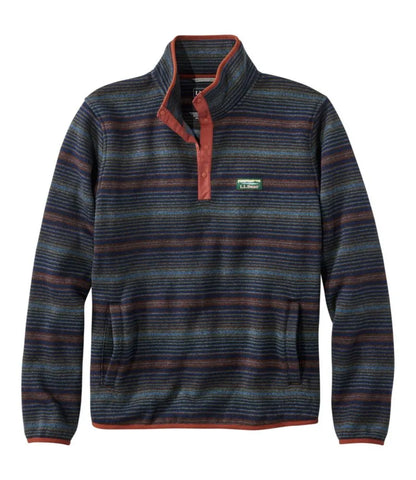 Men's L.L.Bean Sweater Fleece Pullover, Print