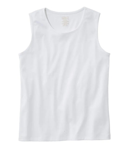 Women's Pima Cotton Tee, Shell
