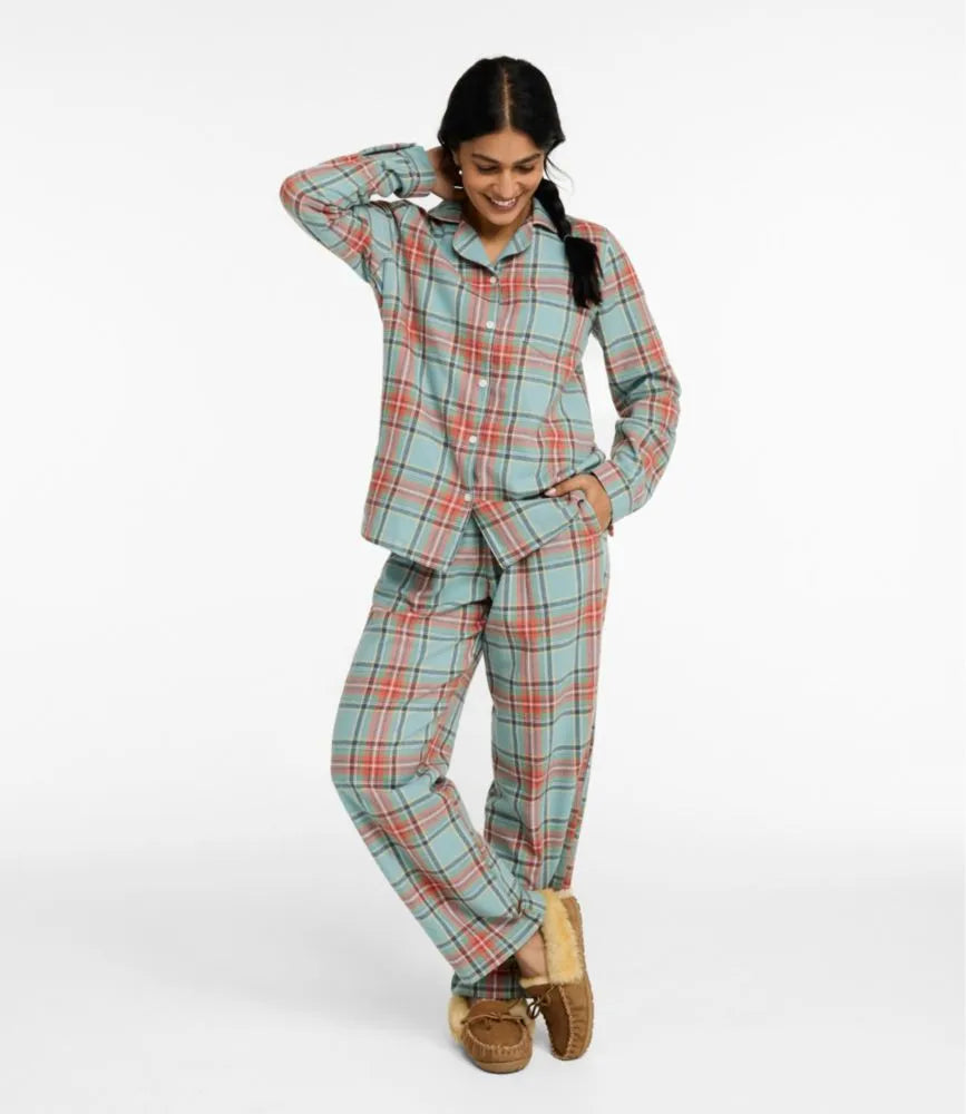 Women's Scotch Plaid Flannel Pajamas