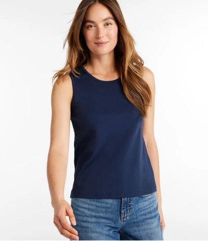 Women's Pima Cotton Tee, Shell
