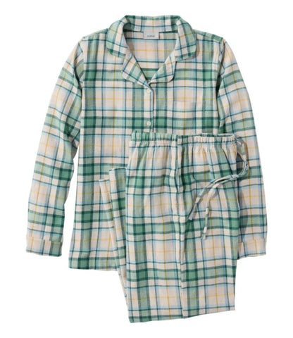 Women's Scotch Plaid Flannel Pajamas