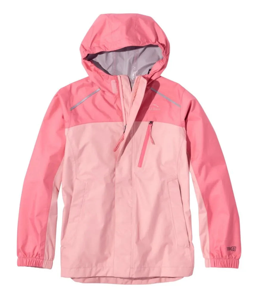 Kids' Trail Model Rain Jacket, Colorblock