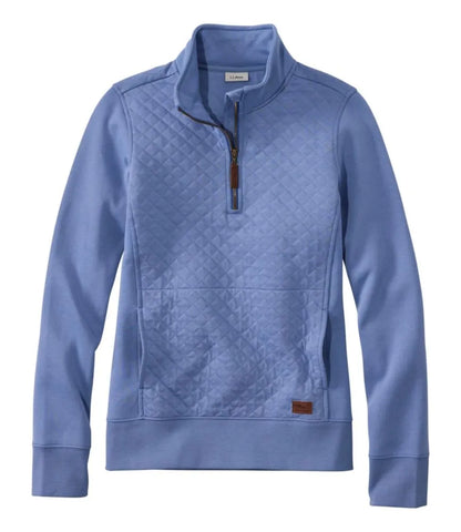 Women's Quilted Quarter-Zip Pullover