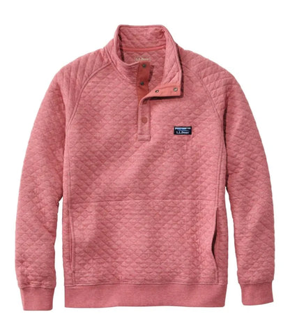 Men's Quilted Sweatshirt, Mockneck
