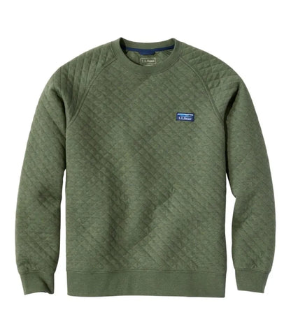 Men's Quilted Sweatshirt, Crewneck