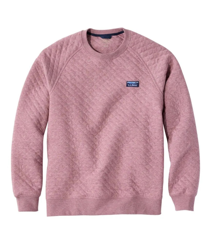 Men's Quilted Sweatshirt, Crewneck
