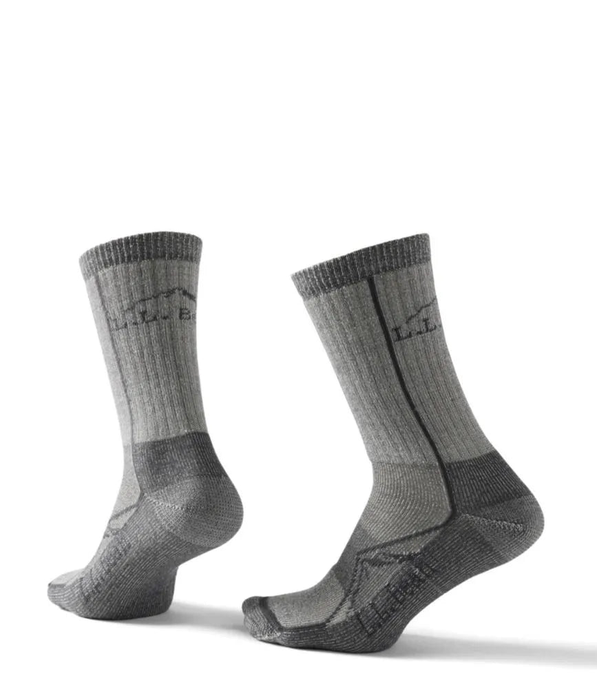 Adults' Cresta Wool Lightweight Hiking Socks, Crew